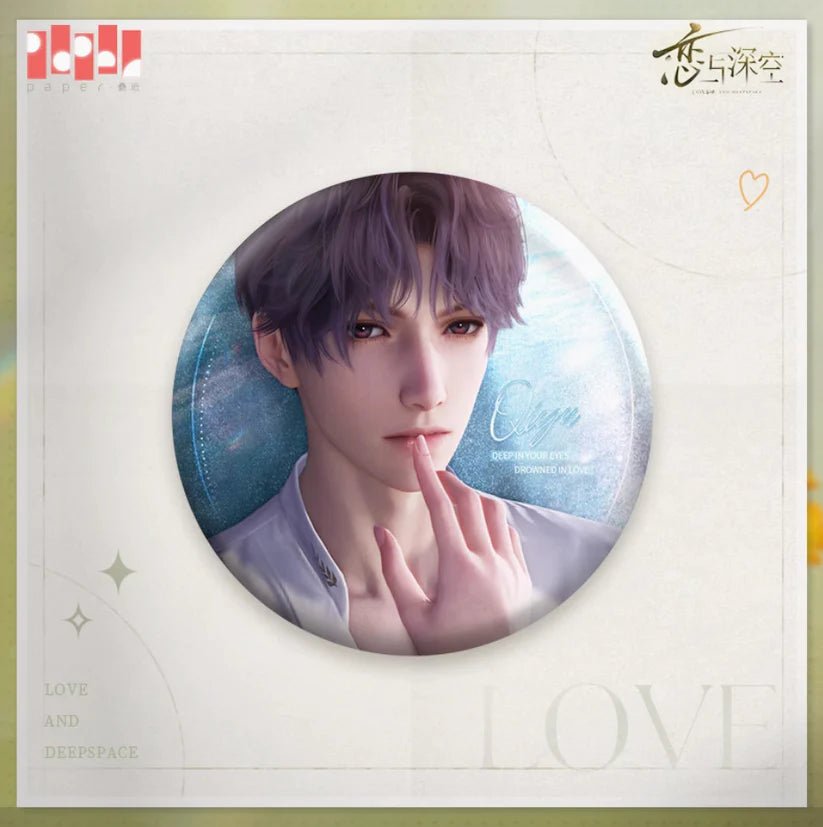 Love and Deepspace Lingering Gaze Badge 75mm