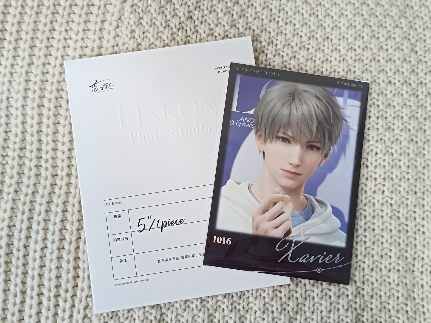 Love and Deepspace Photo Card 5 inch