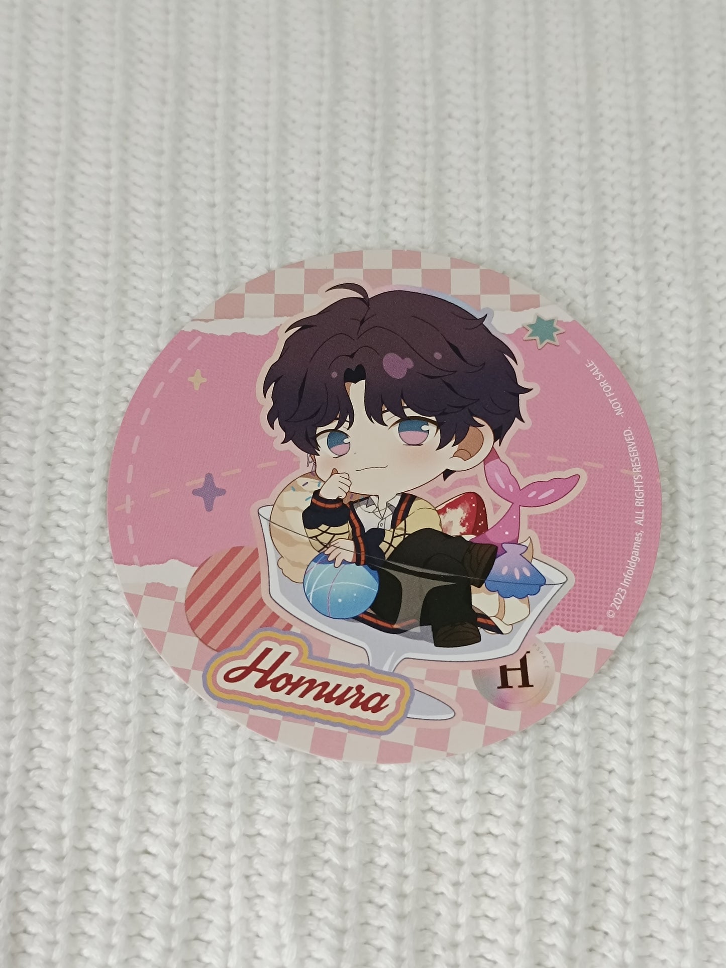 Love and Deepspace Sweets Paradise Collaboration Chibi Coaster