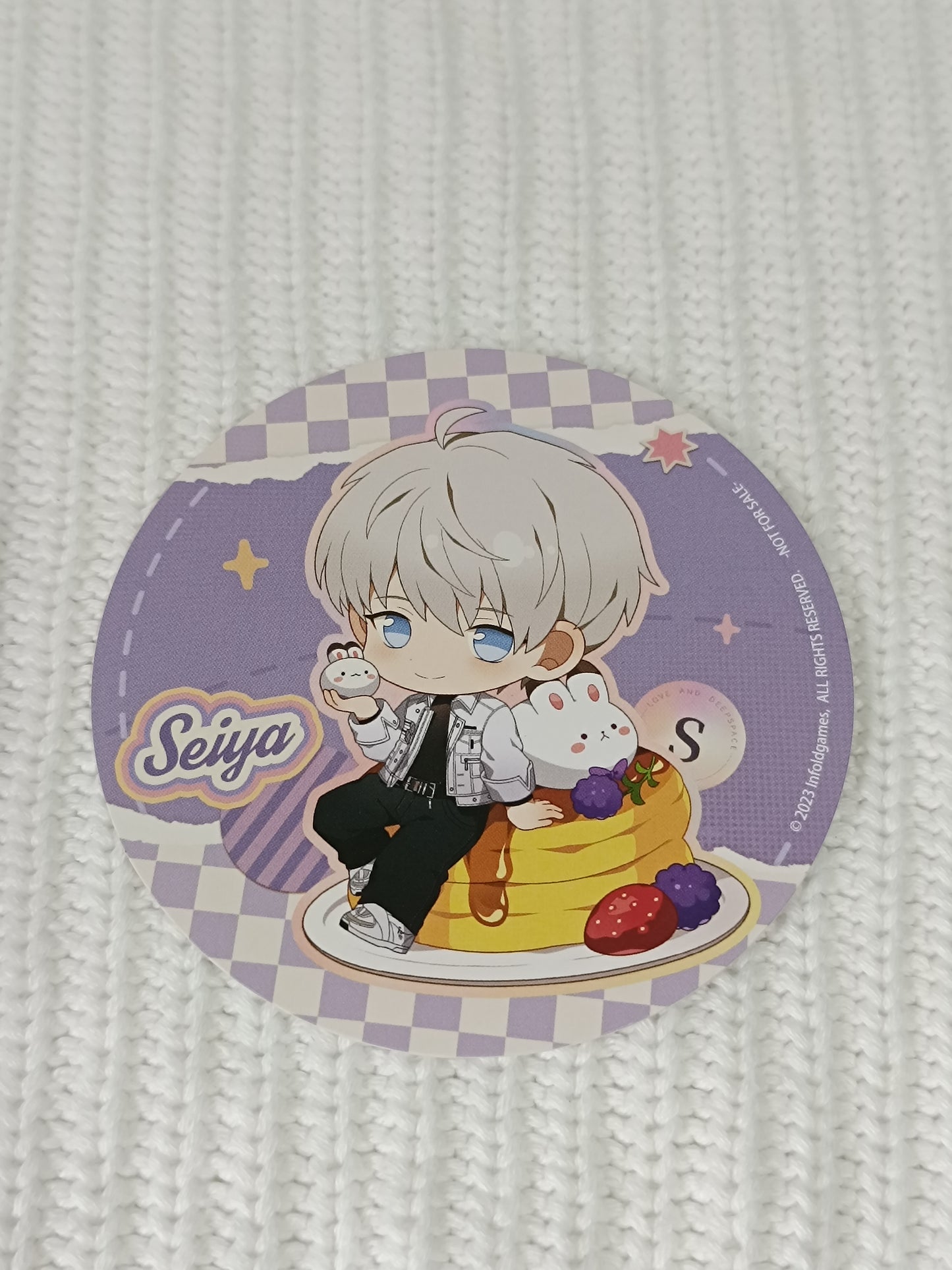 Love and Deepspace Sweets Paradise Collaboration Chibi Coaster