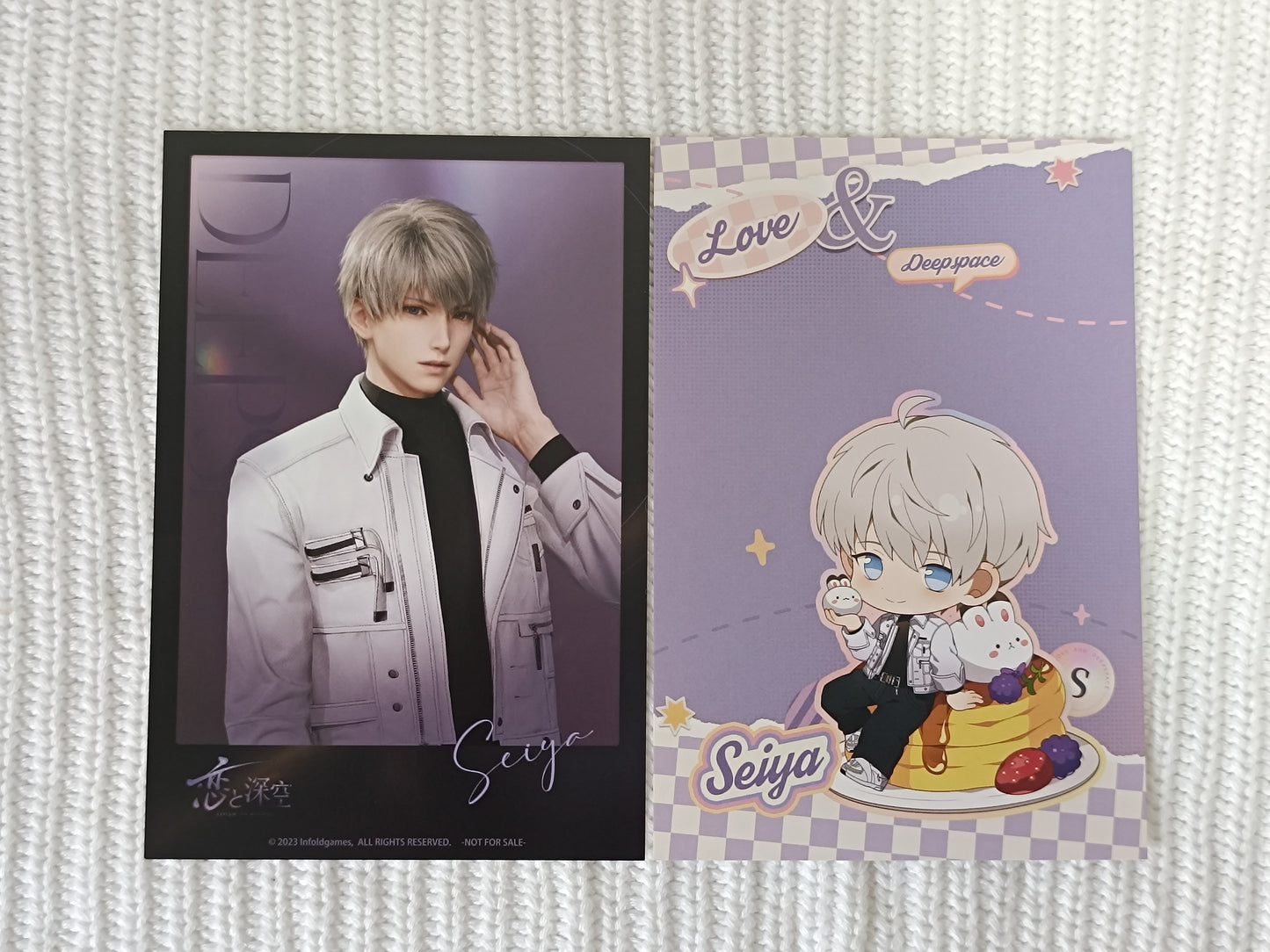 Love and Deepspace Sweets Paradise Collaboration Postcard Pair (Set of 2)