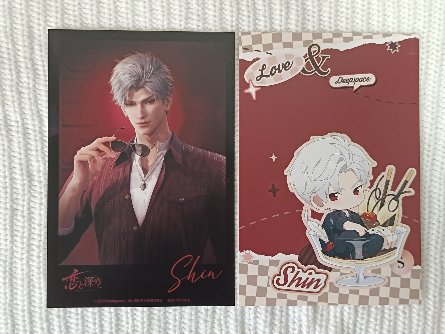 Love and Deepspace Sweets Paradise Collaboration Postcard Pair (Set of 2)