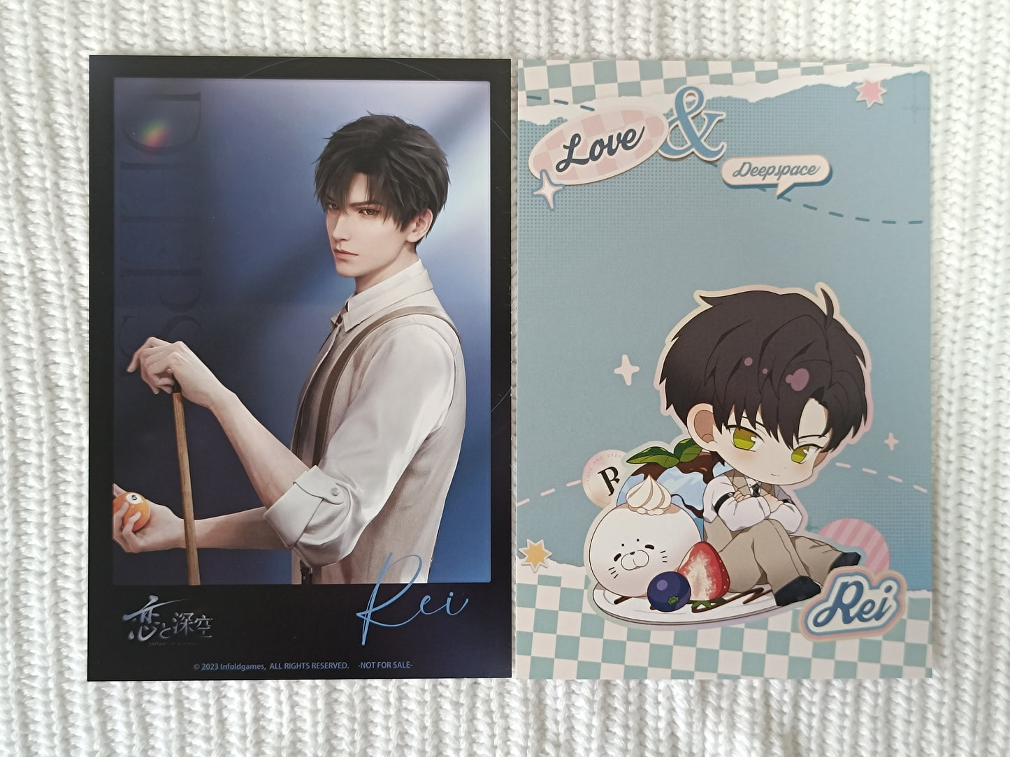 Love and Deepspace Sweets Paradise Collaboration Postcard Pair (Set of 2)